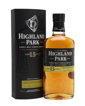Highland Park 15 年 Flat Bottle