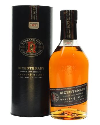 Highland Park 1977 21 年 Bicentenary Bottled 1998