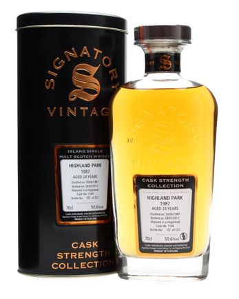 Highland Park 1987 24 年 Cask #1546 Signatory Cask Strength Collection