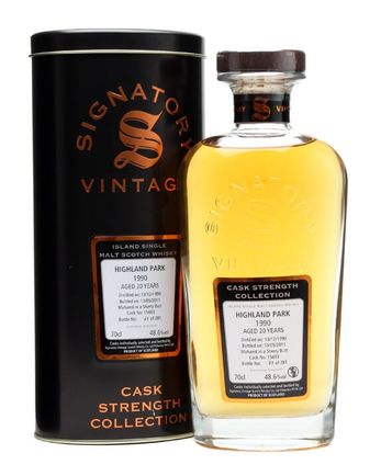 Highland Park 1990 20 年 Cask #15693 Signatory Cask Strength Collection