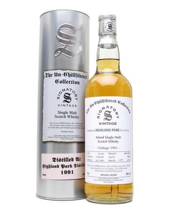 Highland Park 1991 16 年 Un chillfiltered Signatory Un-Chillfiltered Collection