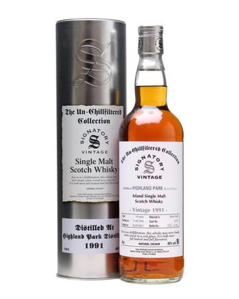 Highland Park 1991 19 年 Un Chillfiltered Sherry Signatory Un-Chillfiltered Collection