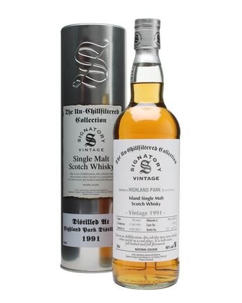 Highland Park 1991 20 年 Cask #15118 Signatory Un-Chillfiltered Collection