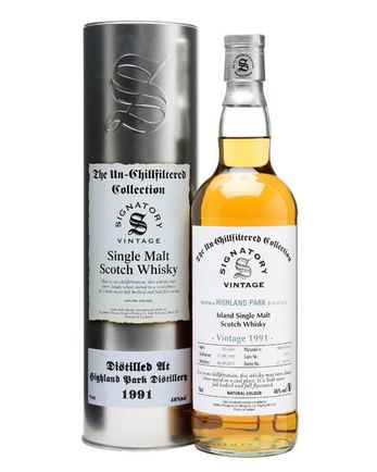 Highland Park 1991 20 年 Sherry Butt #15116 Signatory Un-Chillfiltered Collection