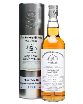 Highland Park 1991 20 年 Sherry Butt Signatory Un-Chillfiltered Collection