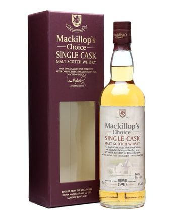 Imperial 1990 19 年 Cask #11966 Mackillop's