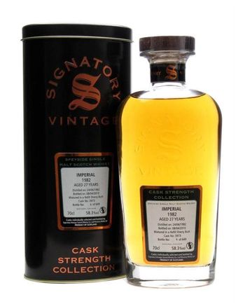Imperial 1982 27 年 Cask #3973 Signatory