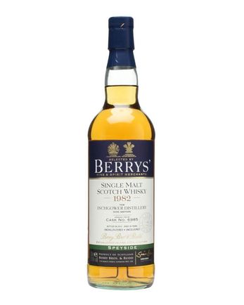 Inchgower 1982 30 年 Cask 6985 Berry Bros & Rudd