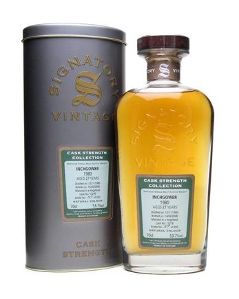 Inchgower 1980 27 年 Signatory Cask Strength Collection