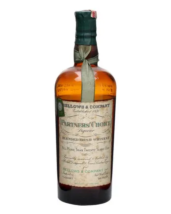 Bellow's Partner's Choice 20 年 Irish Bottled 1930s