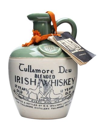 Tullamore Dew 12 年 Ceramic Decanter Bottled 1960s
