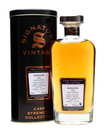 Inverleven 1976 34 年 Cask #4111 Signatory