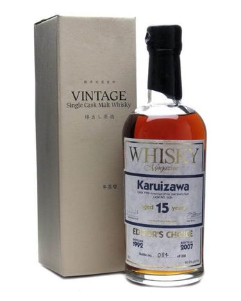 Karuizawa 1992 15 年 Sherry Butt 3434 Whisky Mag