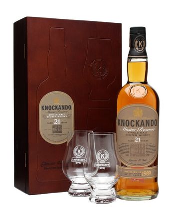 Knockando 1989 21 年 Master Reserve Glass Pack