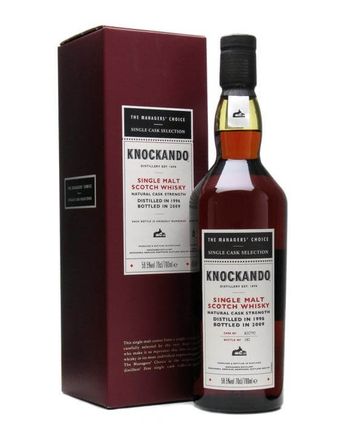 Knockando 1996 12 年 Managers Choice Sherry Cask