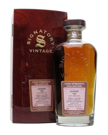 Lochside 1966 40 年 Sherry Cask 7535 Signatory Cask Strength Collection