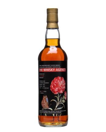 Lochside 1981 29 年 The Whisky Agency flowers label