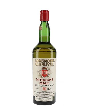 Longmorn Glenlivet 10 年 Straight Malt Bottled 1980s