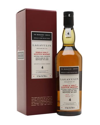 Lagavulin 1993 15 年 Managers Choice Sherry Cask