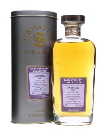 Linlithgow 1982 26 年 Wine Treated Butt Signatory