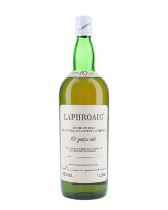 Laphroaig 10 年 Unblended Bottled 1980s