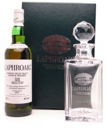 Laphroaig 15 年 With Crystal Decanter