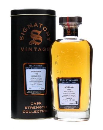 Laphroaig 1990 20 年 Cask #85 Signatory Cask Strength Collection