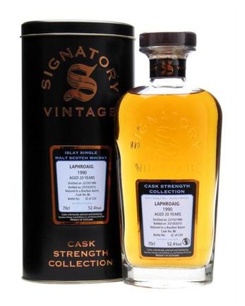 Laphroaig 1990 20 年 Cask #86 Signatory Cask Strength Collection