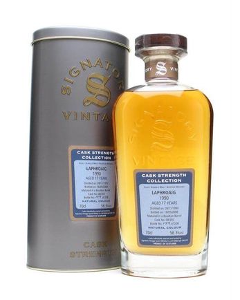 Laphroaig 1990 17 年 Bourbon Cask Signatory