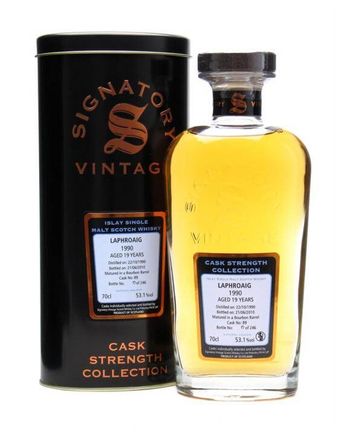 Laphroaig 1990 19 年 Cask #89 Signatory Cask Strength Collection