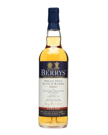 Littlemill 1990 21 年 Cask #18 Berry Bros & Rudd