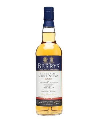 Littlemill 1992 20 年 Cask #10 Berry Bros Berry Bros & Rudd