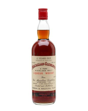 Macallan Glenlivet 12 年 Bottled 1960s G M Gordon & Macphail