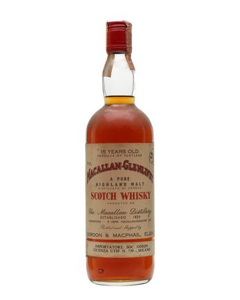 Macallan Glenlivet 15 年 Bottled 1960s Gordon & Macphail