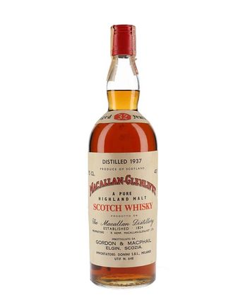 Macallan Glenlivet 1937 32 年 Sherry Cask G M Gordon & Macphail