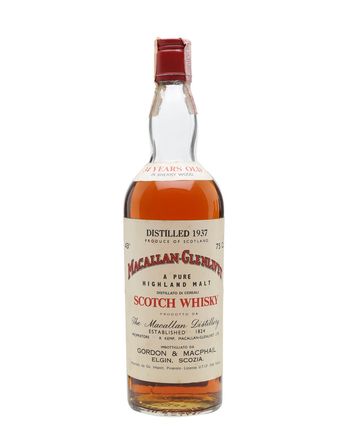 Macallan Glenlivet 1937 34 年 Sherry Cask G M Gordon & Macphail