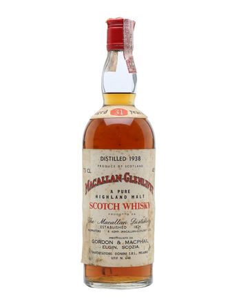 Macallan Glenlivet 1938 31 年 Sherry Cask G M Gordon & Macphail