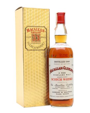 Macallan Glenlivet 1940 33 年 Sherry Cask Gordon & Macphail