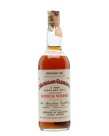 Macallan Glenlivet 1940 35 年 Sherrywood Gordon & Macphail
