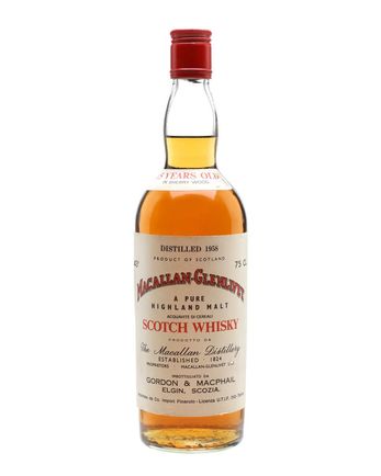 Macallan-Glenlivet 1958 15 年 Sherry Cask Bottled 1970s Gordon & Macphail