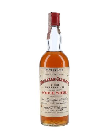 Macallan Glenlivet 33 年 Bottled 1970s Gordon & Macphail