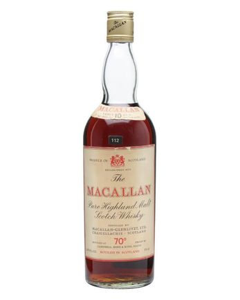 Macallan 10 年 Bottled 1960s Campbell Hope King