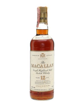 Macallan 12 年 Bottled 1980s Screwcap 43 100cl