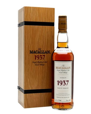 Macallan 1937 37 年 Fine Rare