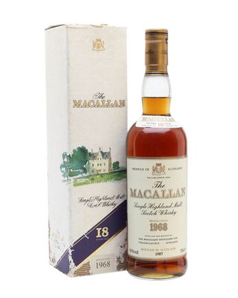 Macallan 1968 18 年 Vintage Label