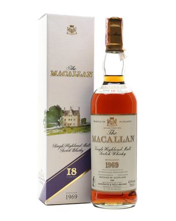 Macallan 1969 18 年 Vintage Label