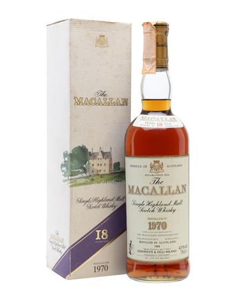 Macallan 1970 18 年 Vintage Label