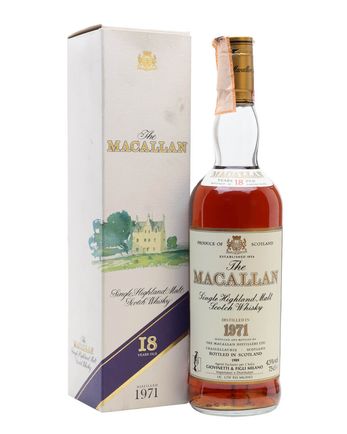 Macallan 1971 18 年 Vintage Label