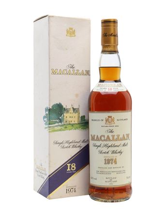 Macallan 1974 18 年 Vintage Label