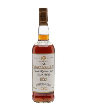 Macallan 1977 18 年 Vintage Label